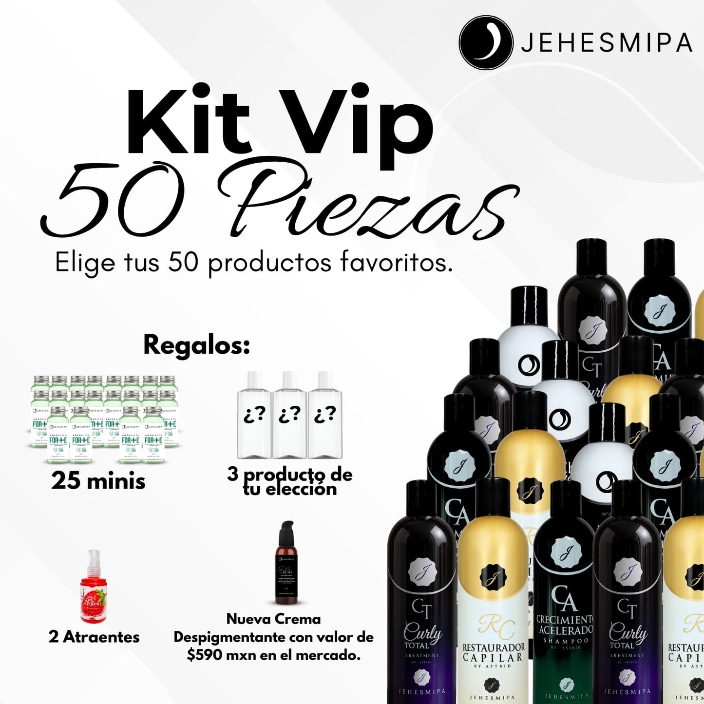 KIT VIP MAYOREO 50 PIEZAS