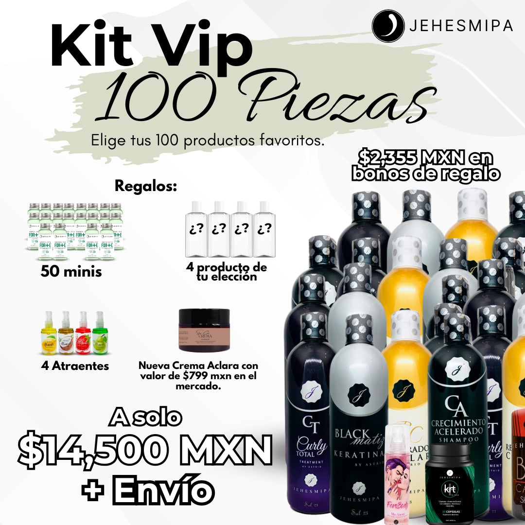 KIT VIP MAYOREO 100 PIEZAS