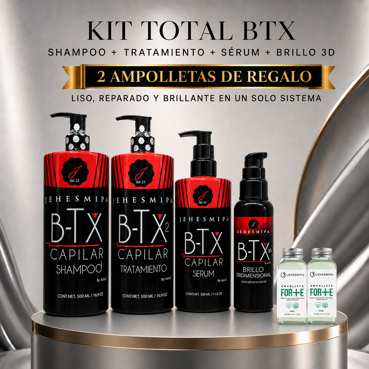 Kit Total Alisado Progresivo / Cirugía Capilar