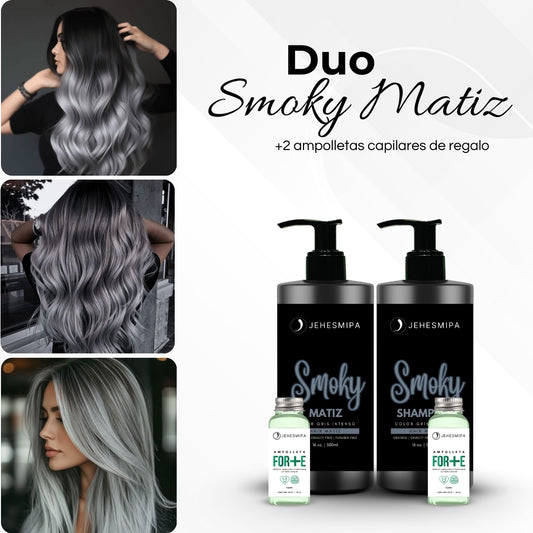 DUO SMOKY MATIZ, CABELLO GRIS AHUMADO