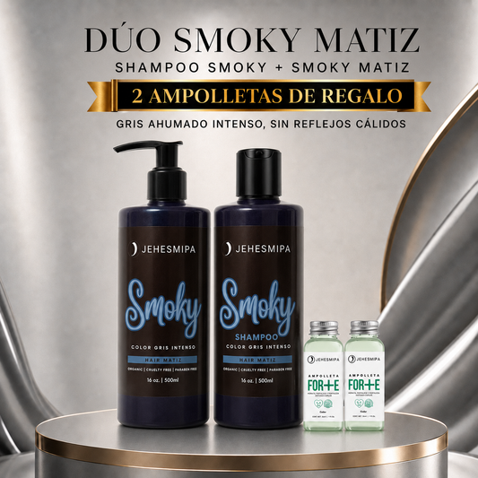 DUO SMOKY MATIZ, CABELLO GRIS AHUMADO