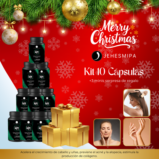 Kit 10 Cápsulas Bio colagen + Keratin