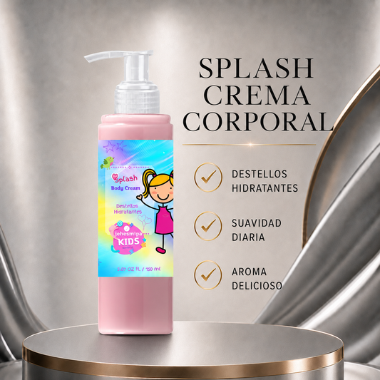 CREMA CORPORAL PARA NIÑA SPLASH DE JEHESMIPA
