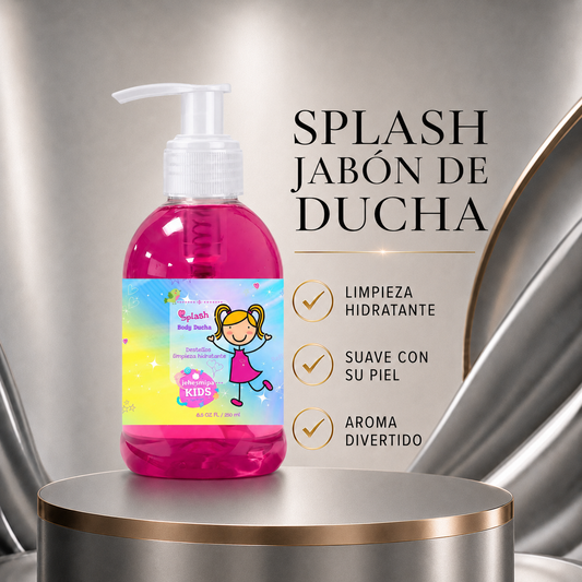 JABON DE DUCHA PARA NIÑA SPLASH KIDS DE JEHESMIPA
