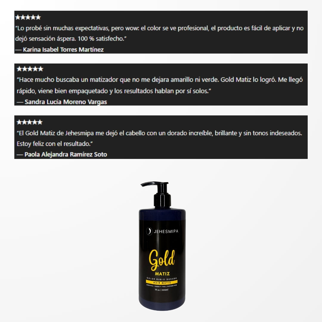 Matizador color Oro Miel Jehesmipa
