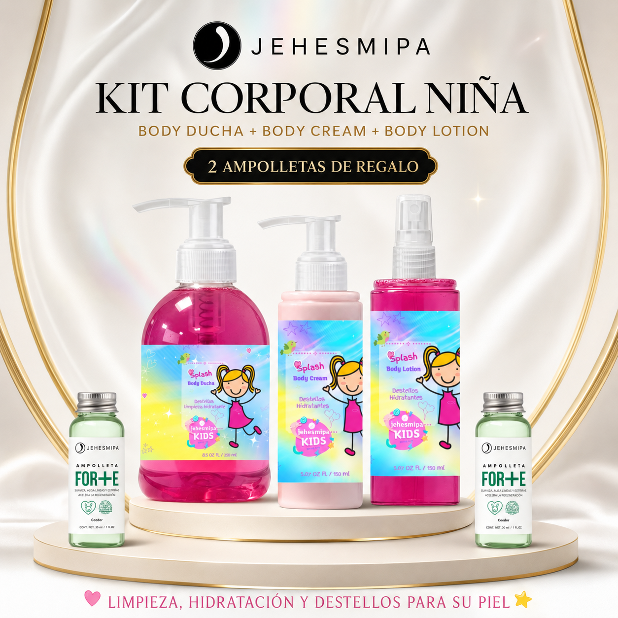 Kit Corporal para Niña Splash de Jehesmipa