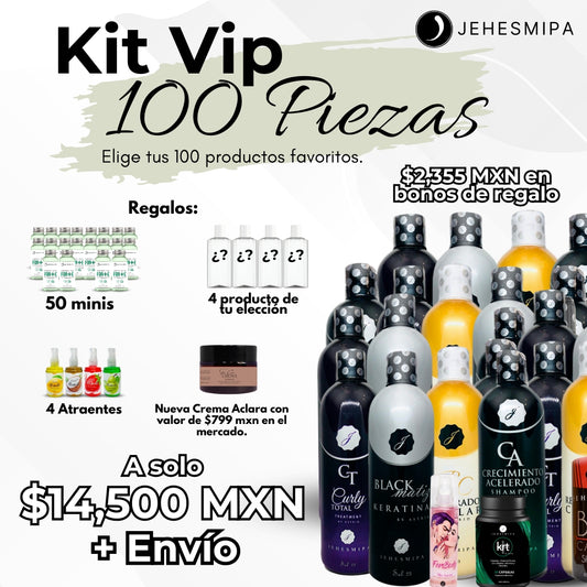 KIT VIP MAYOREO 100 PIEZAS