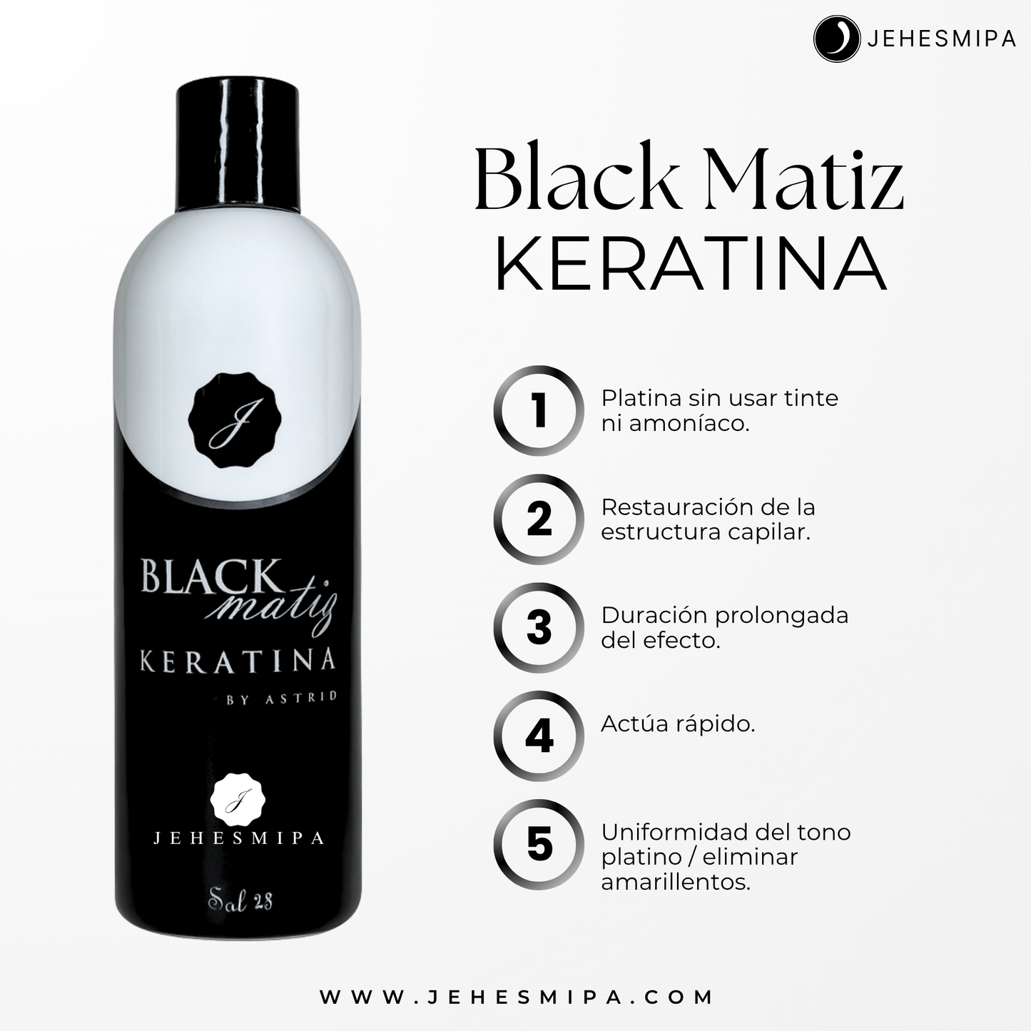 Black Matiz Keratina de JEHESMIPA ®