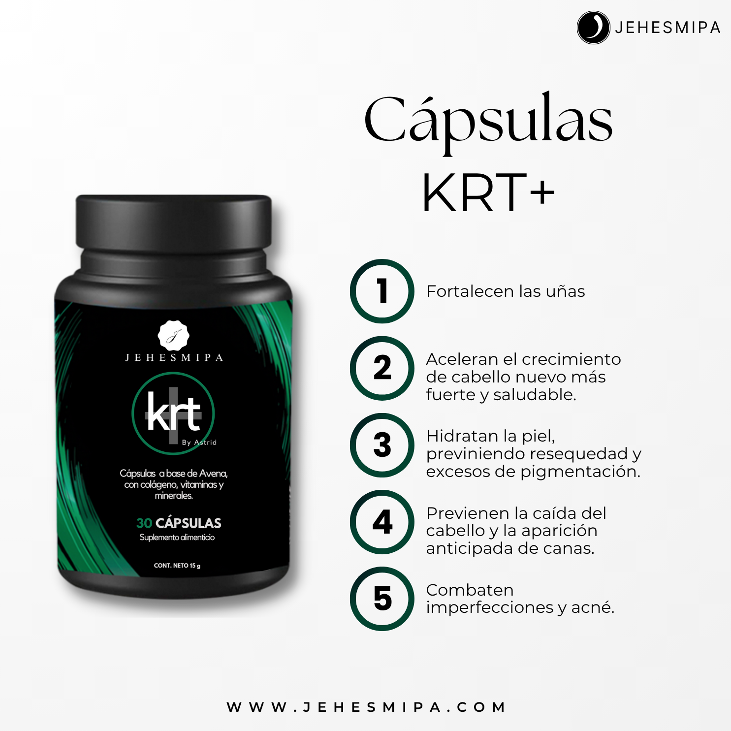 Cápsulas Bio Collagen + Keratin