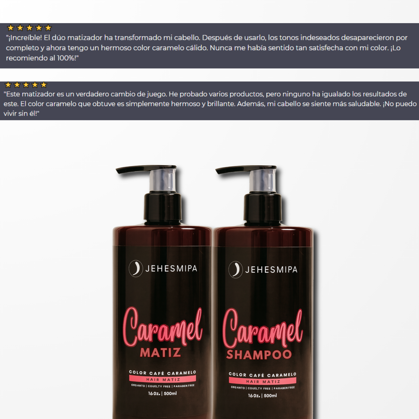 DUO Matizador color Caramelo Jehesmipa