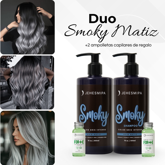 DUO SMOKY MATIZ, CABELLO GRIS AHUMADO