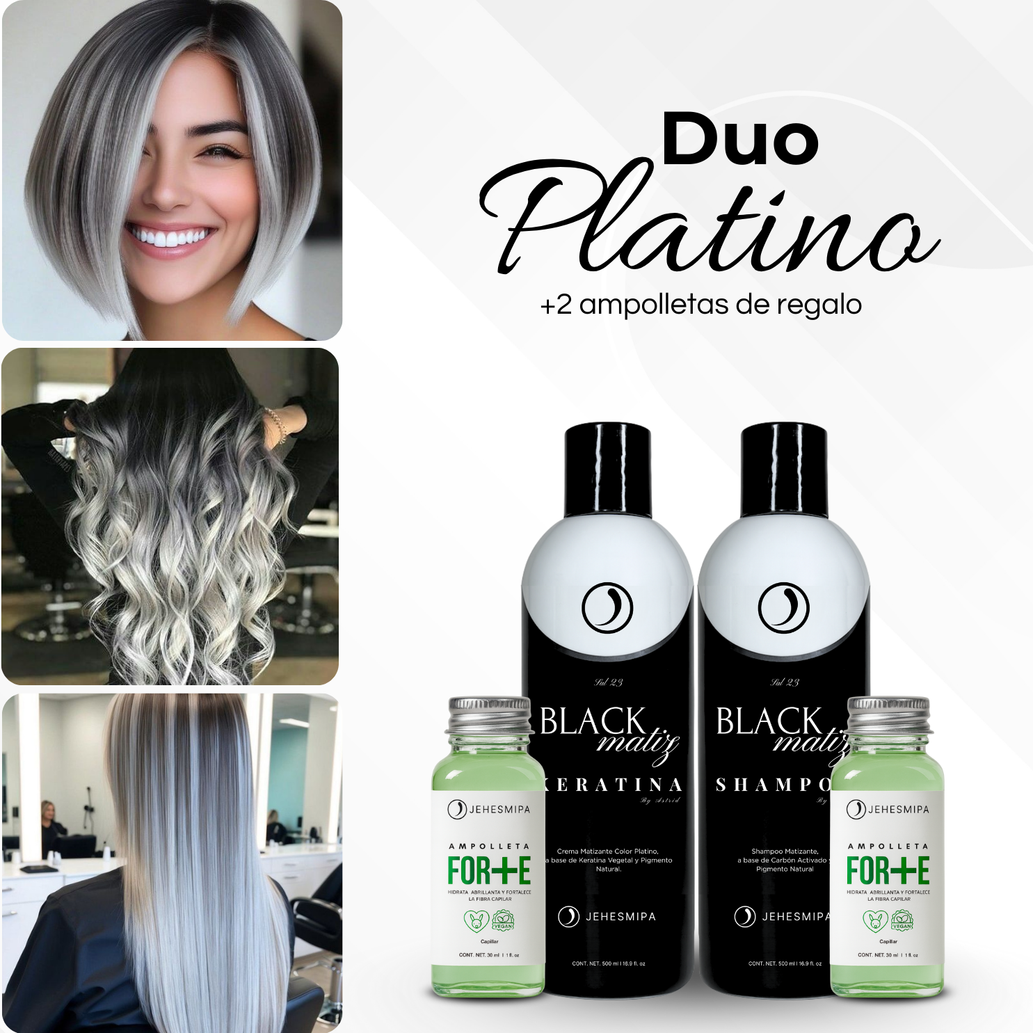 Duo Platinum - Platina el cabello al instante- JEHESMIPA