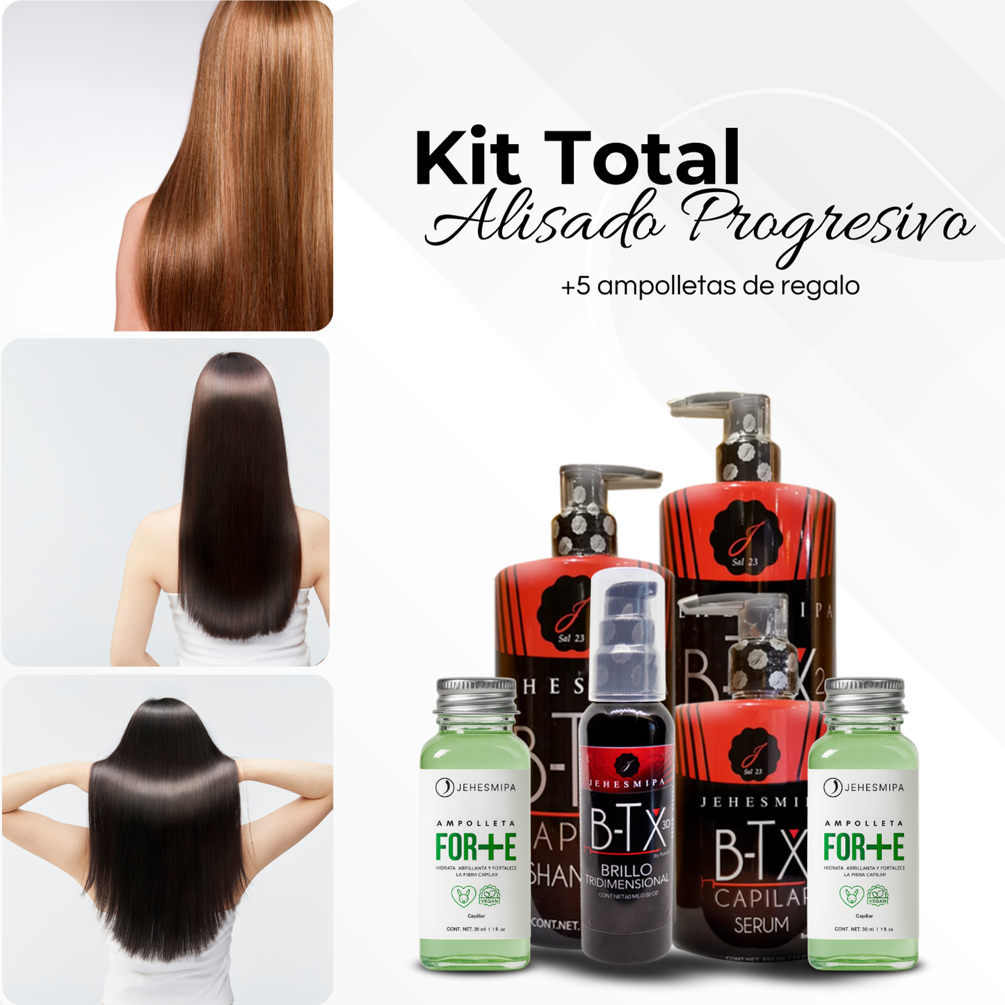 Kit Total Alisado Progresivo / Cirugía Capilar