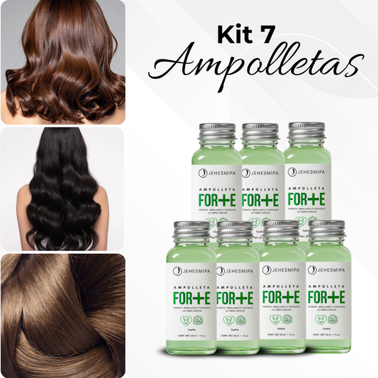 Kit 7 Ampolletas Forte