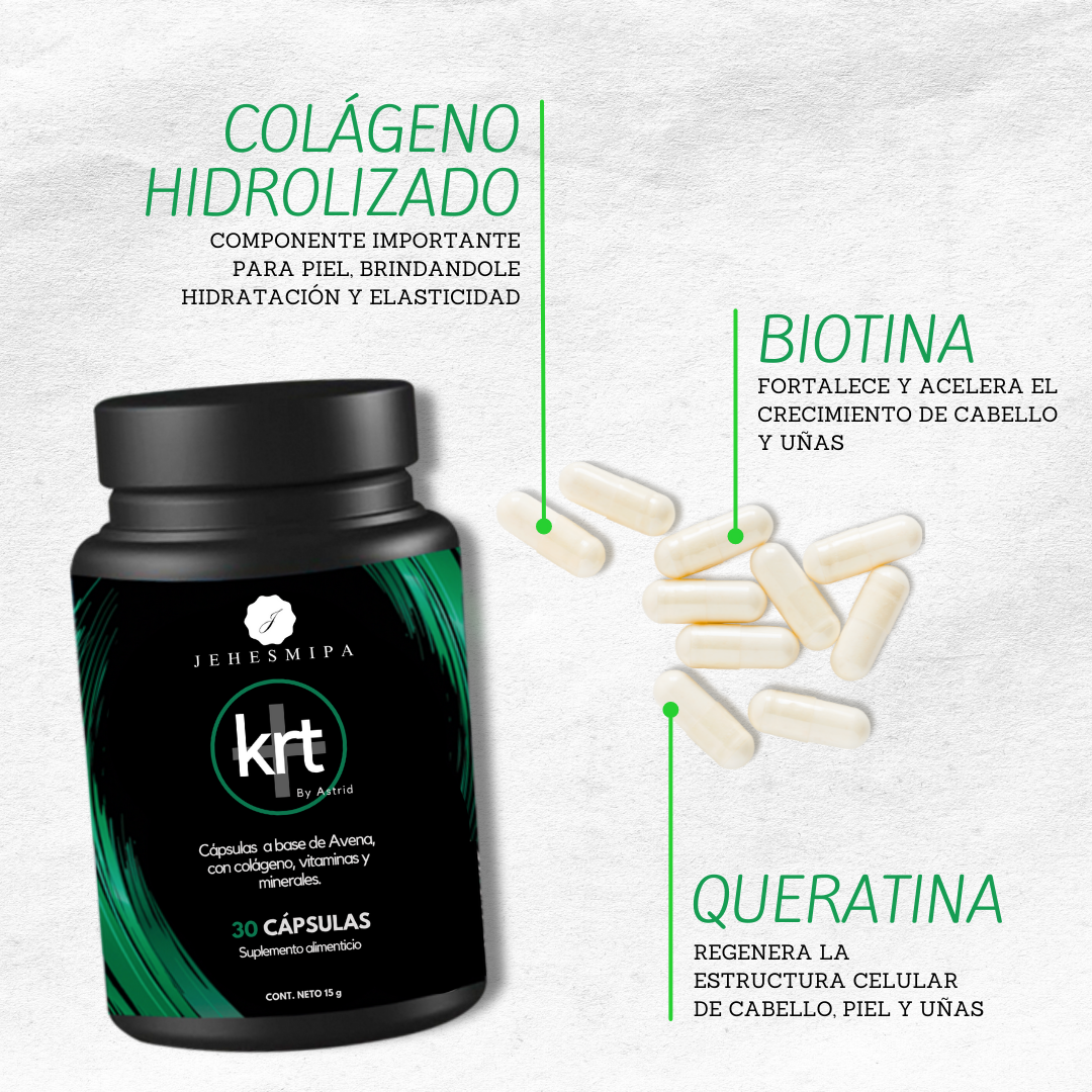 Cápsulas Bio Collagen + Keratin