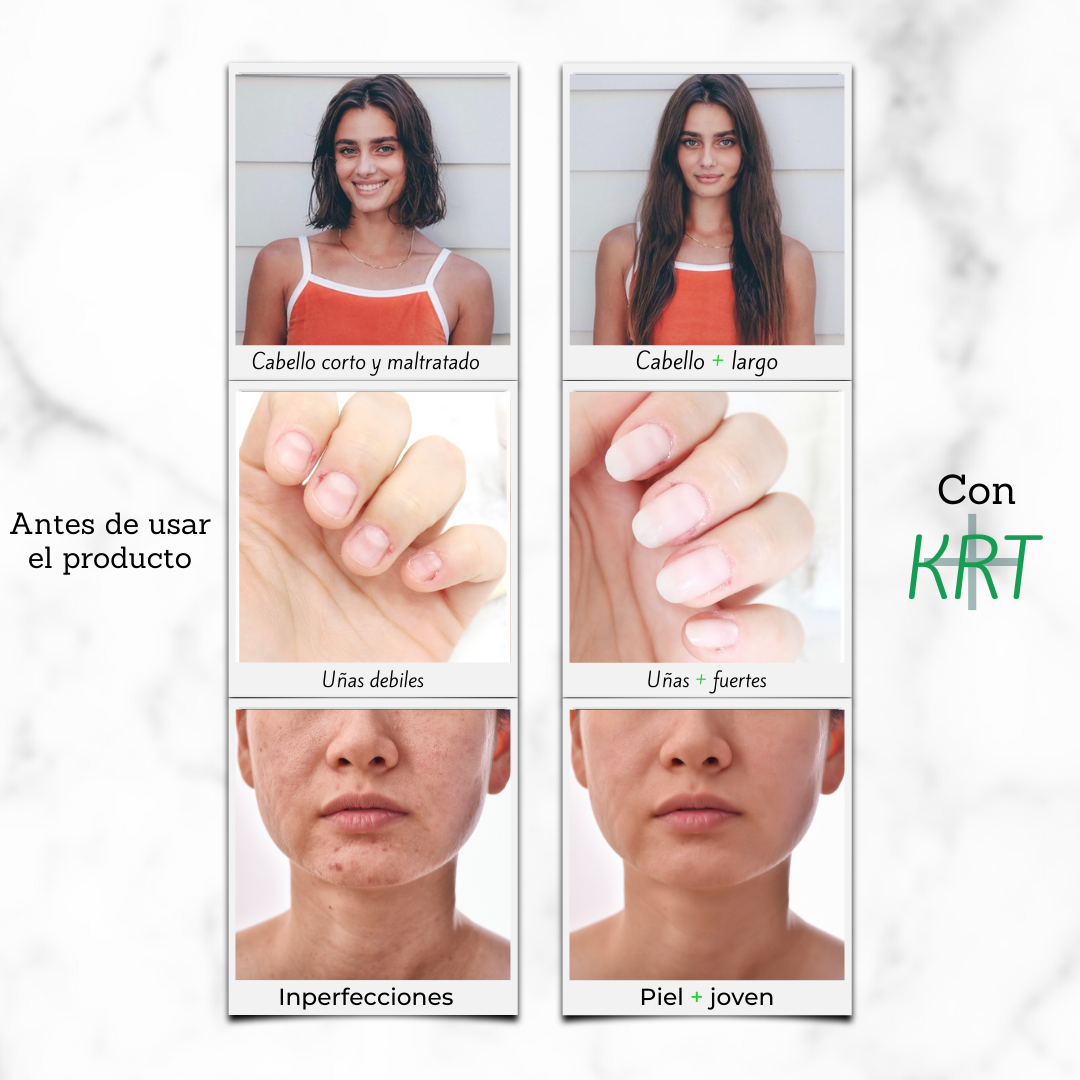 Kit 10 Cápsulas Bio colagen + Keratin